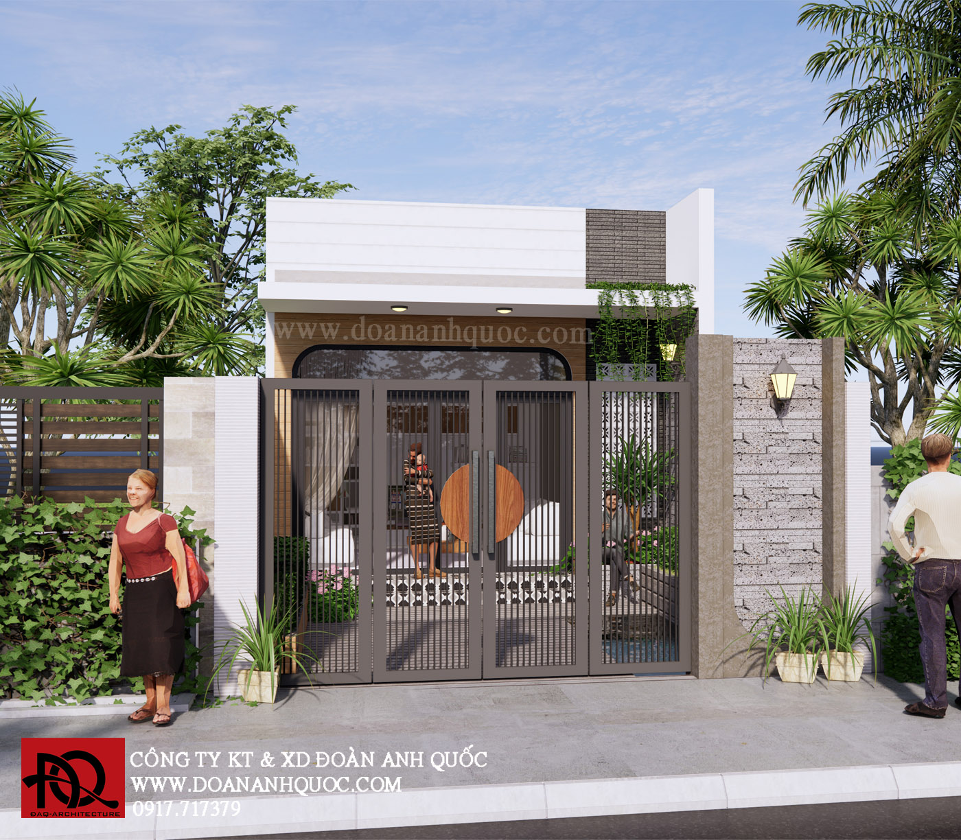 Thiết kế nhà cấp 4 hiện đại năm 2021 _ MS19 - Xây nhà Phan Thiết